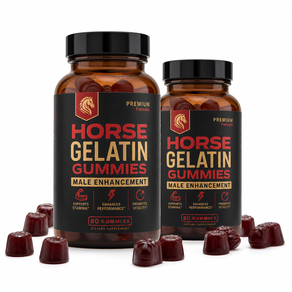 Horse Gelatin Gummies bottles